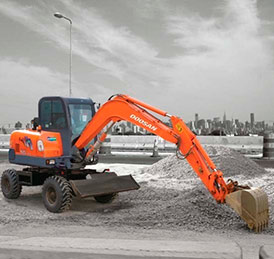 Экскаватор колесный DOOSAN DX53W