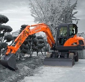 Экскаватор колесный DOOSAN DX55W