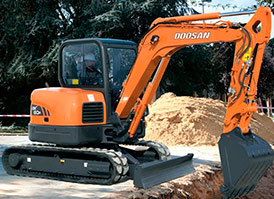 Мини-экскаватор DOOSAN DX60R