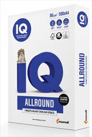 Бумага IQ Allround, А4, 80 г/м2, 500 л