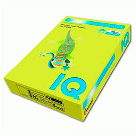 Бумага цветная IQ COLOR, зеленый неон, 80 г/м2, А4, 500 л NEOGN 