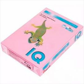 Бумага цветная IQ COLOR, розовый, 160 г/м2, А4, 250 л PI25