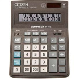 Калькулятор Citizen Correct D-316