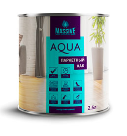 Лак Паркетный Aqua MASSIVE