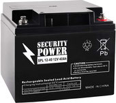 Аккумулятор для ИБП Security Power SPL 12-40 (12В/40 А·ч) 