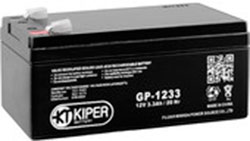 Аккумулятор для ИБП Kiper GP-1233 F1 (12В/3.3 А·ч) 
