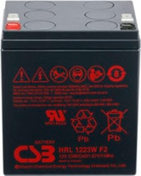 Аккумулятор для ИБП CSB HRL1223W F2 (12В/5 А·ч) 
