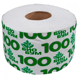 Бумага туалетная Амигус БиоБум 100 на втулке