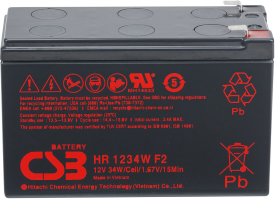 Аккумулятор для ИБП CSB HR1234W F2 (12В/9 А·ч) 