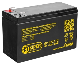 Аккумулятор для ИБП Kiper GP-1272 F2 (12В/7.2 А·ч) 