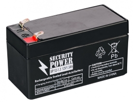 Аккумулятор для ИБП Security Power SP 12-1,3 F1 (12В/1.3 А·ч) 