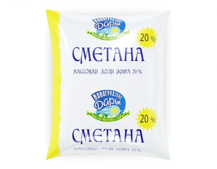 Сметана 20%, 0,38 л