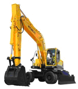 Колесный экскаватор Hyundai R210W-9S