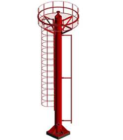 Антикоррозийная обработка пожарных вышек