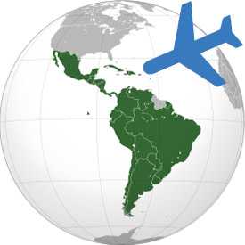 Авиаперевозка грузов Беларусь-Латинская Америка