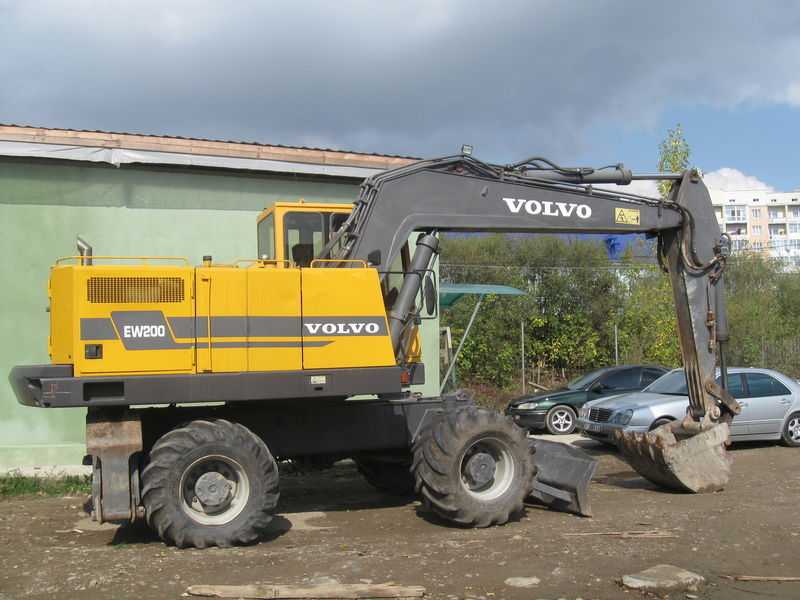 Аренда Экскаватора колесного Akerman-Volvo EW 200