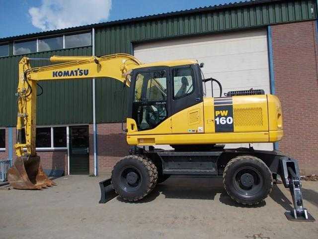 Аренда Экскаватора колесного Komatsu PW160