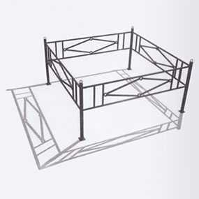 Изготовление ритуальных оград для могил из нержавеющей стали