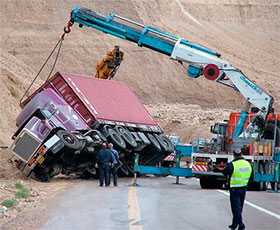 Расчет ущерба повреждений грузового транспорта