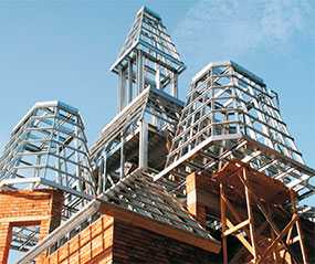 Монтаж стальных и деревянных конструкций
